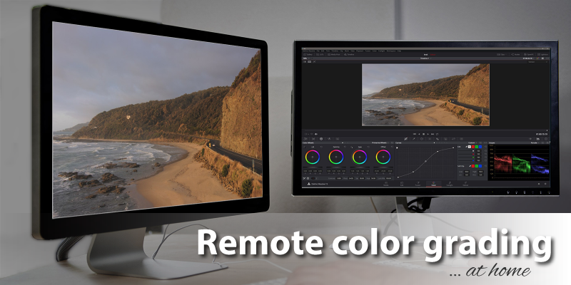 remote collaborative color grading